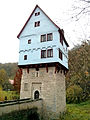 Topplerschlösschen (1388 errichtet), ein Weiherhaus, Fuchsmühle, Bayern