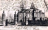 De villa op een ansichtkaart uit 1904