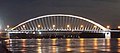 Apollo Bridge at night