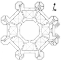 Plan de Castel del Monte.