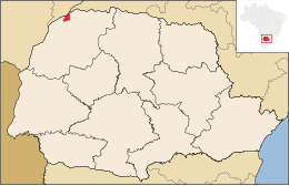 São Pedro do Paraná – Mappa