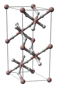 Kristalstructuur van α-aluminiumhydride