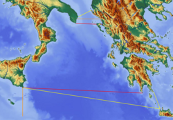 Mapa d'a mar Chonica.