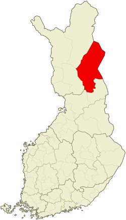 Location of Eastern Lapland