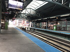 Vue sur la station