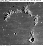 Wichmann Crater as seen by Lunar Orbiter 4 on May 21, 1967