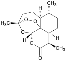 Artemisinin Strukturformel