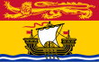 Vlag van New Brunswick Nouveau-Brunswick Nieuw-Brunswijk