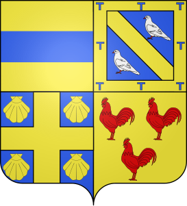 Le blason de la commune d'Ottignies-Louvain-La-Neuve.