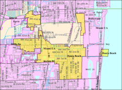 City boundaries prior to 2001 annexation