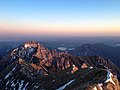 Il versante settentrionale della Grignetta visto dal Rifugio Luigi Brioschi