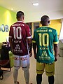 Apresentação dos uniformes da temporada 2016 no camarote do estádio.