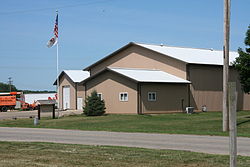 Byron Township building in Byron, Illinois, USA.