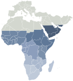 Map Afrotropic ecozone