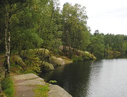 Bergsjön som gett namn åt stadsdelen Bergsjön