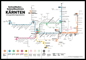 Route map as of December 2022