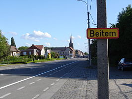 de N32 in Beitem