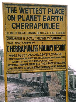 Cherrapunji ê kéng-sek