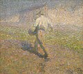 Image 17The Sower (1907), by the Impressionist painter and musician Ivan Grohar, became a metaphor for the Slovenes and was a reflection of the transition from a rural to an urban culture. (from Culture of Slovenia)