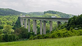 Talbrücke Twiste in de A44 bij Warburg. (2013)