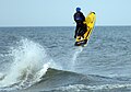 Surf riding in Virginia Beach, VA