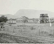 An up-country railway station