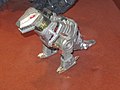 Grimlock at Natural History Museum! Grimlock not fossil! (I took this)