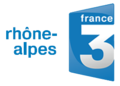 Ancien logo de France 3 Rhône-Alpes du 4 janvier 2010 au 3 janvier 2016.