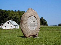 Piemineklis Vecajam Stenderam Eglainē (Indulis Folkmanis)