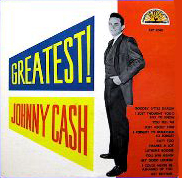 Обложка альбома Джонни Кэша «Greatest!» (1959)