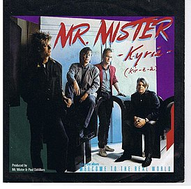 Обложка сингла Mr. Mister «Kyrie» (1985)