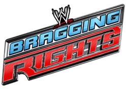 Bragging Rights 2010 logo, which incorporates the logos of SmackDown, Raw and the Nexus